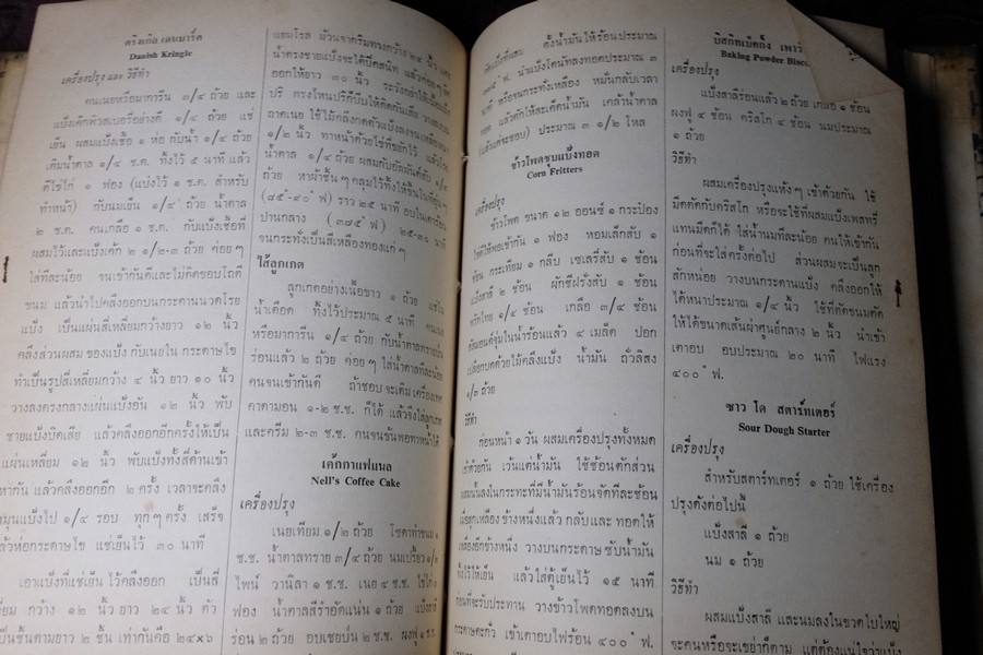 ตำรากับข้าว YWCA COOK BOOK ปกแข็ง 430 หน้า พิมพ์ปี 2510 (สอบถาม)