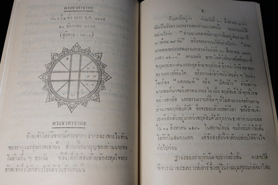 โหราศาสตร์พยากรณ์ โดย พ.พฤหัสบดี หนา 279 หน้า ปี 2494 (ขนาด pocketbook)