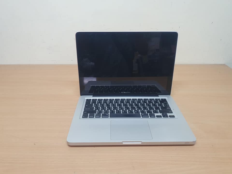 Macbook pro i5 ram 4g hhd320g มีสองระบบ mac และ windows แบตเก็บไฟ ปี2012 มือสอง