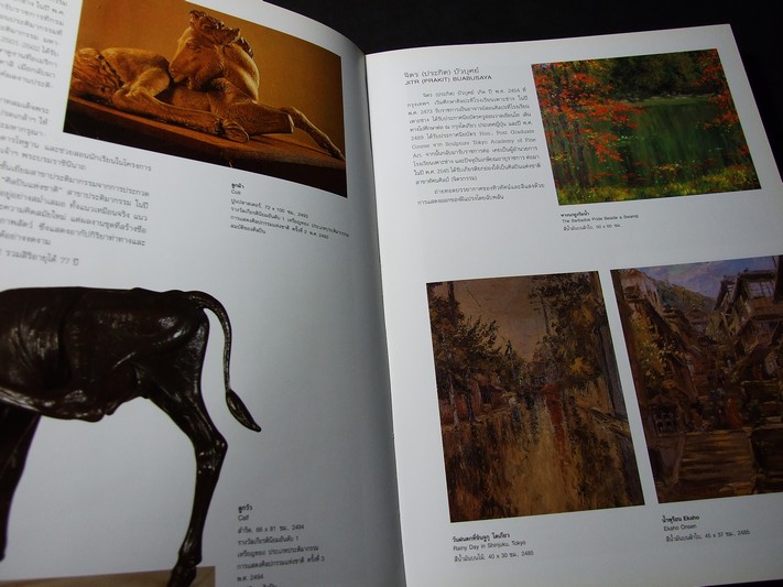 6 ทศวรรษศิลปกรรมร่วมสมัยในประเทศไทย 2486-2546 โดย หอศิลป์ ม.ศิลปากร ปกแข็ง ปี 2547