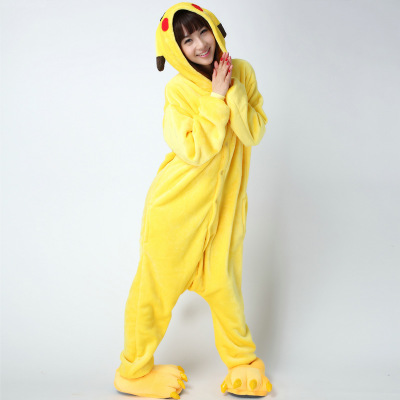 ชุดนอนมาสคอต / แฟนซี ผู้ใหญ่ ปิกาจู ( โปเกม่อน )