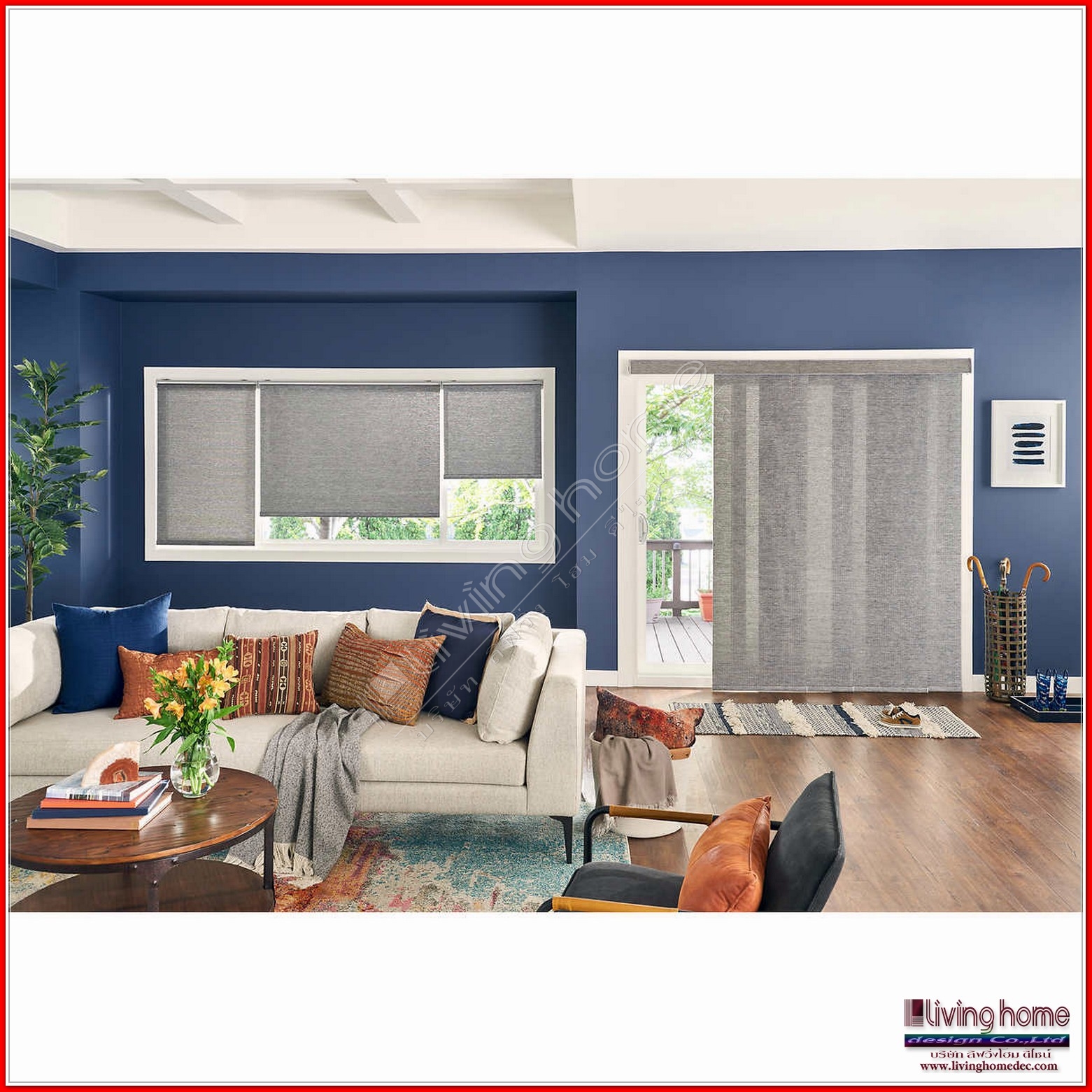 ม่านม้วน โปร่งแสง "SUNSCREEN ROLLER BLINDS" ผ้าม่าน ม่าน มู่ลี่ มู่ลี่ไม้ ม่านม้วน วอลเปเปอร์ รับติดตั้ง ออกแบบ ราคาถูก ทุกประเภท ทุกรูปแบบ