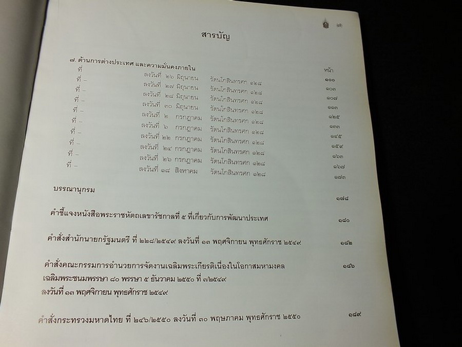 พระราชหัตถเลขารัชกาลที่ 5 ที่เกี่ยวกับการพัฒนาประเทศ โดยกระทรวงมหาดไทย ปกแข็ง มีซีดี ปี 2551