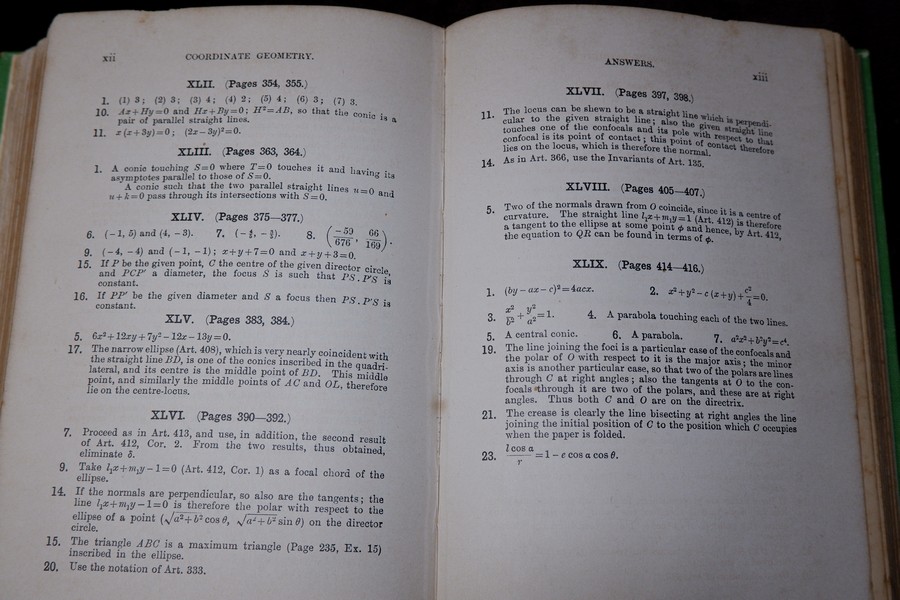 The Element of Coordinate Geometry by Macmillan and Co ., Limited ปี 1955