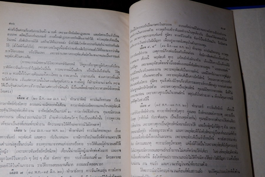 พระคัมภีร์ โหราศาสตร์ศิวาคม สำนักโหร "หอคำ" โดย พันเอก เอื้อน มนเทียรทอง ปกแข็ง ปี 2519