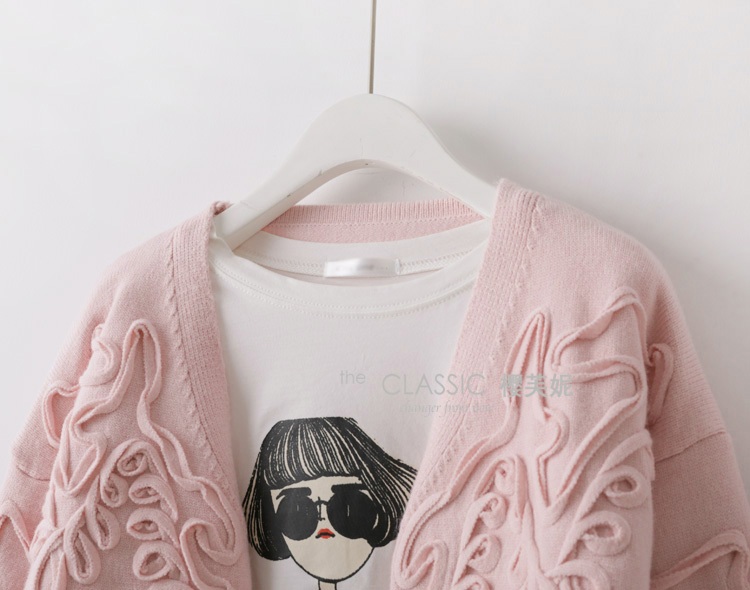 พรีออเดอร์ - เสื้อคาร์ดิแกนกันหนาว Pre - CT651 (สีชมพู)