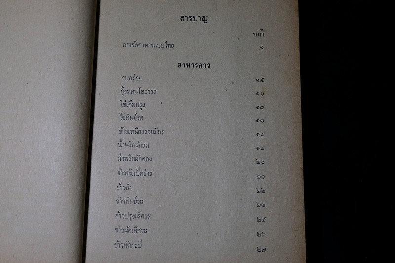 อาหารทีวี ไทย จีน ฝรั่ง เเละเกร็ดความรู้เเม่บ้าน โดย สุวรรณา ศรีเพ็ญ ปกแข็ง 370 หน้า ปี 2515