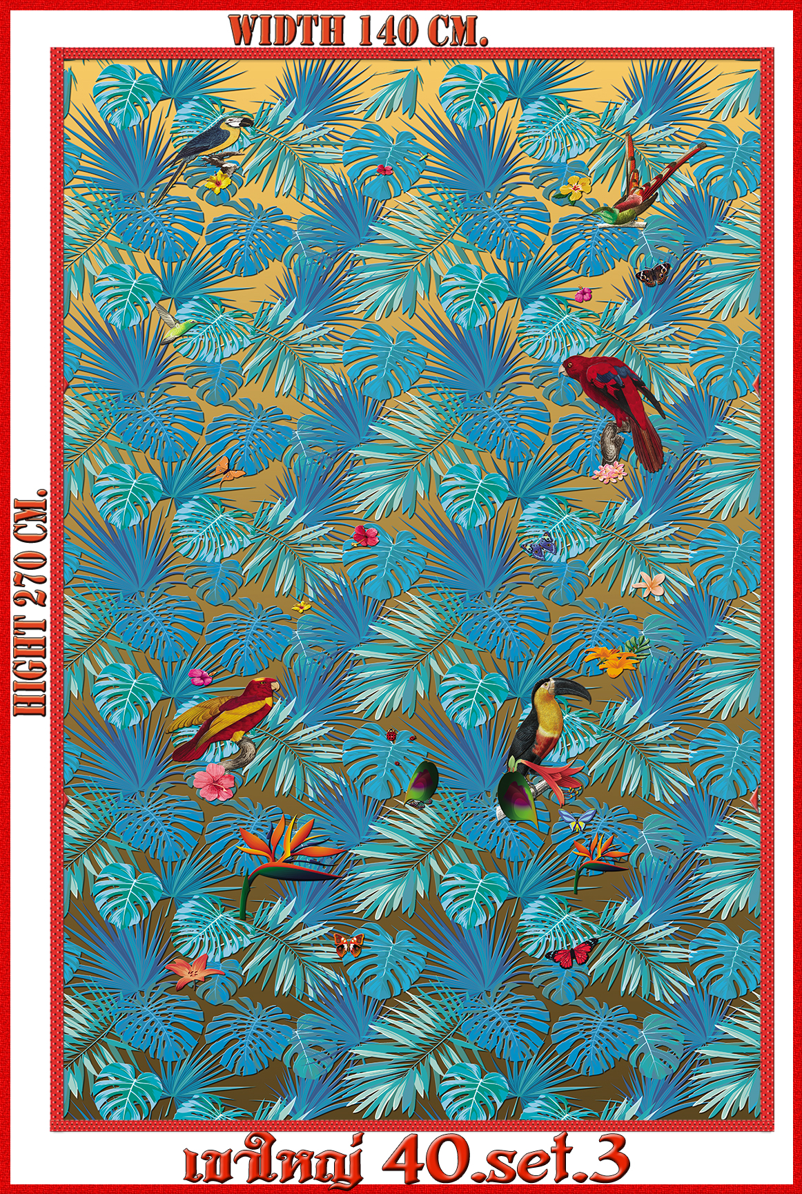 วอลเปเปอร์รูปภาพติดผนังสั่งทำ เขาใหญ่ 40(ลายเล็ก) มีภาพให้เลือกกว่า 50,000 ภาพ ออกแบบกราฟฟิค หรือ รูปภาพตามที่ท่านกำหนด ในสไตล์ท่านเอง "custom made"