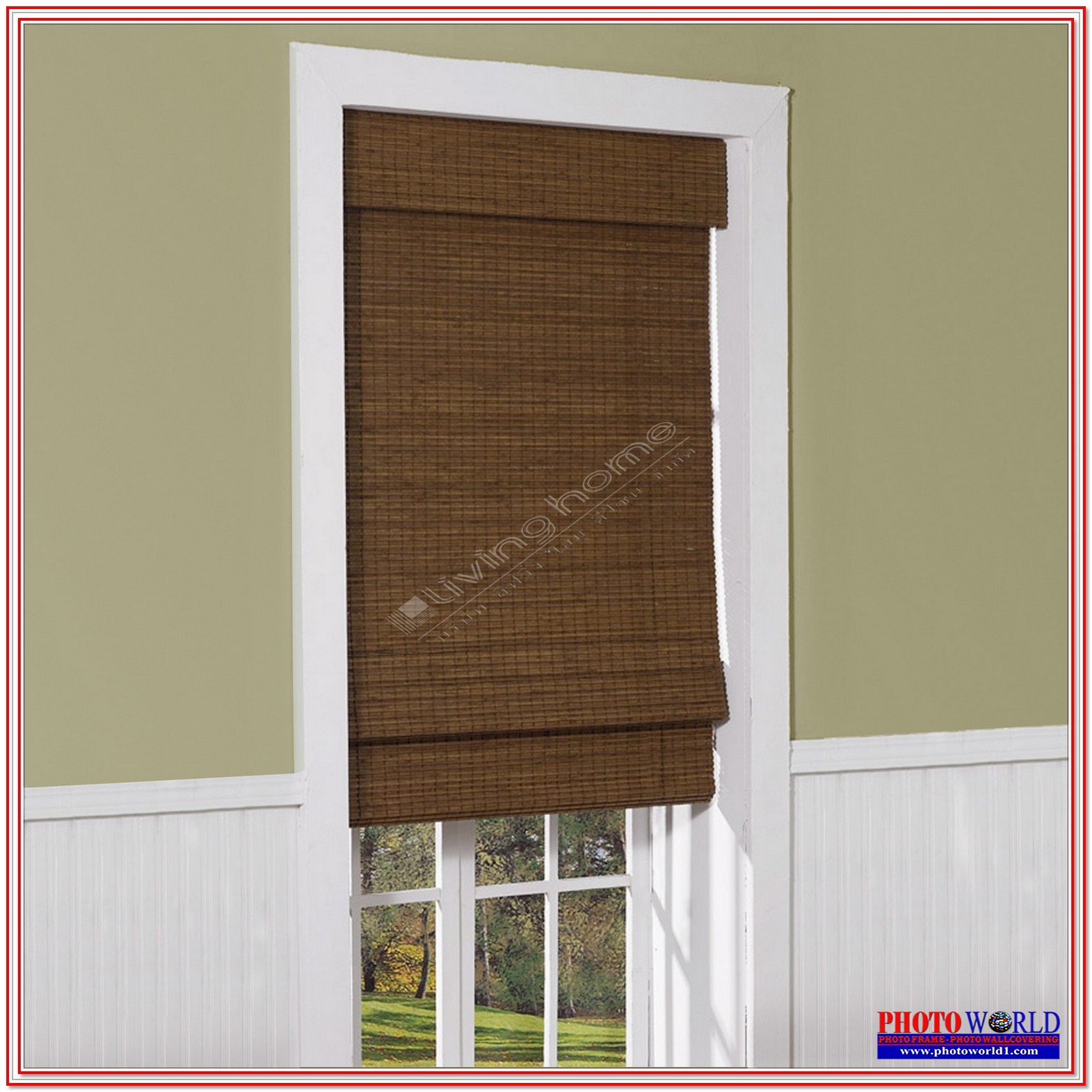 มู่ลี่ไม้ไผ่ "Bamboo Wooden Blinds" ผ้าม่าน ม่าน มู่ลี่ มู่ลี่ไม้ ม่านม้วน วอลเปเปอร์ รับติดตั้ง ออกแบบ ราคาถูก ทุกประเภท ทุกรูปแบบ