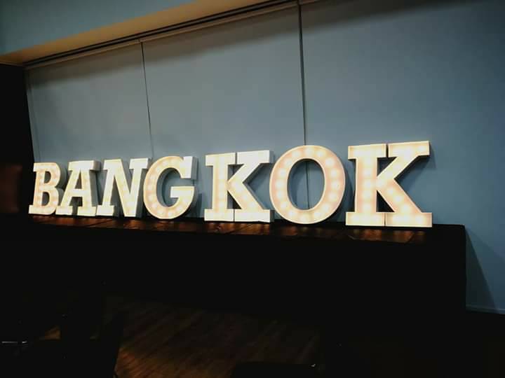 งานป้ายกล่องไฟตัวอักษร ปิงปอง