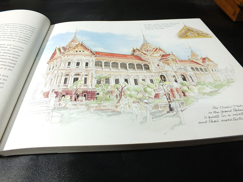 Thailand Sketchbook PORTRAIT OF THE KINGDOM (Painting by Taveepong Limapornvanich. Text by William Warren)