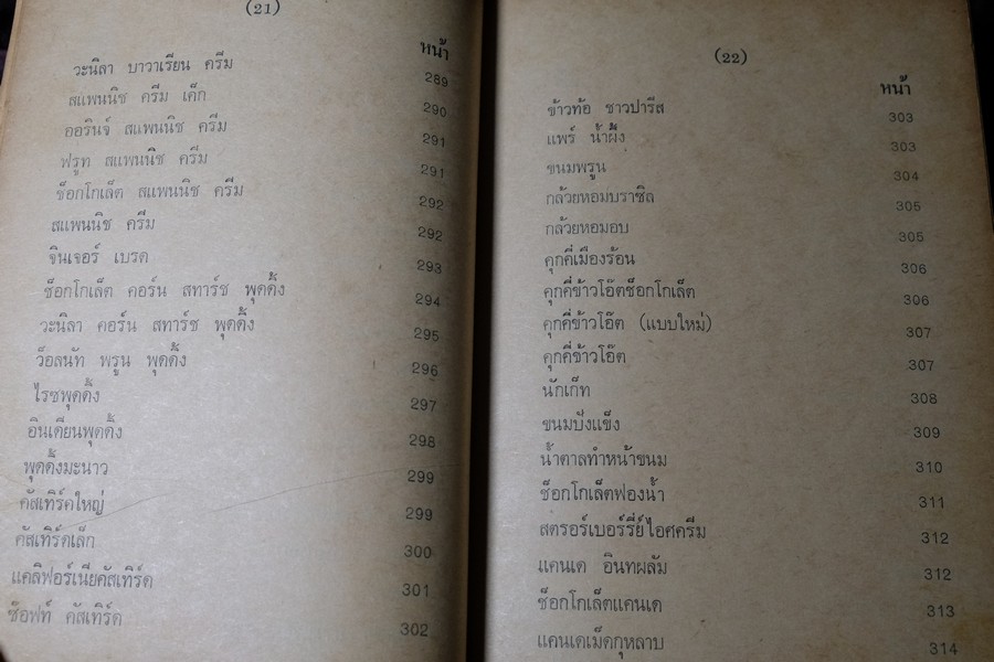 ตำรา ขนม ไทย จีน ฝรั่ง โดย พรเพ็ญ ปกเเข็ง ปี 2521