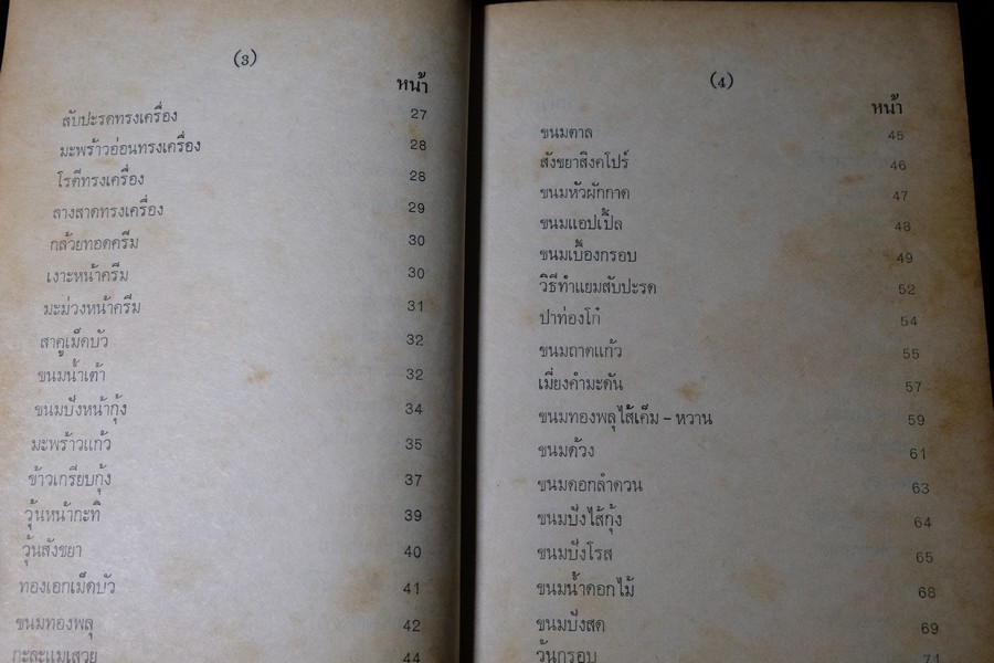 ตำรา ขนม ไทย จีน ฝรั่ง โดย พรเพ็ญ ปกเเข็ง ปี 2521