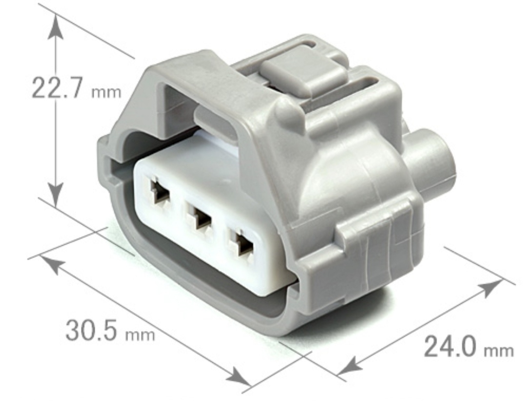 3 พิน เทา Toyota (ตัวผู้) #11607