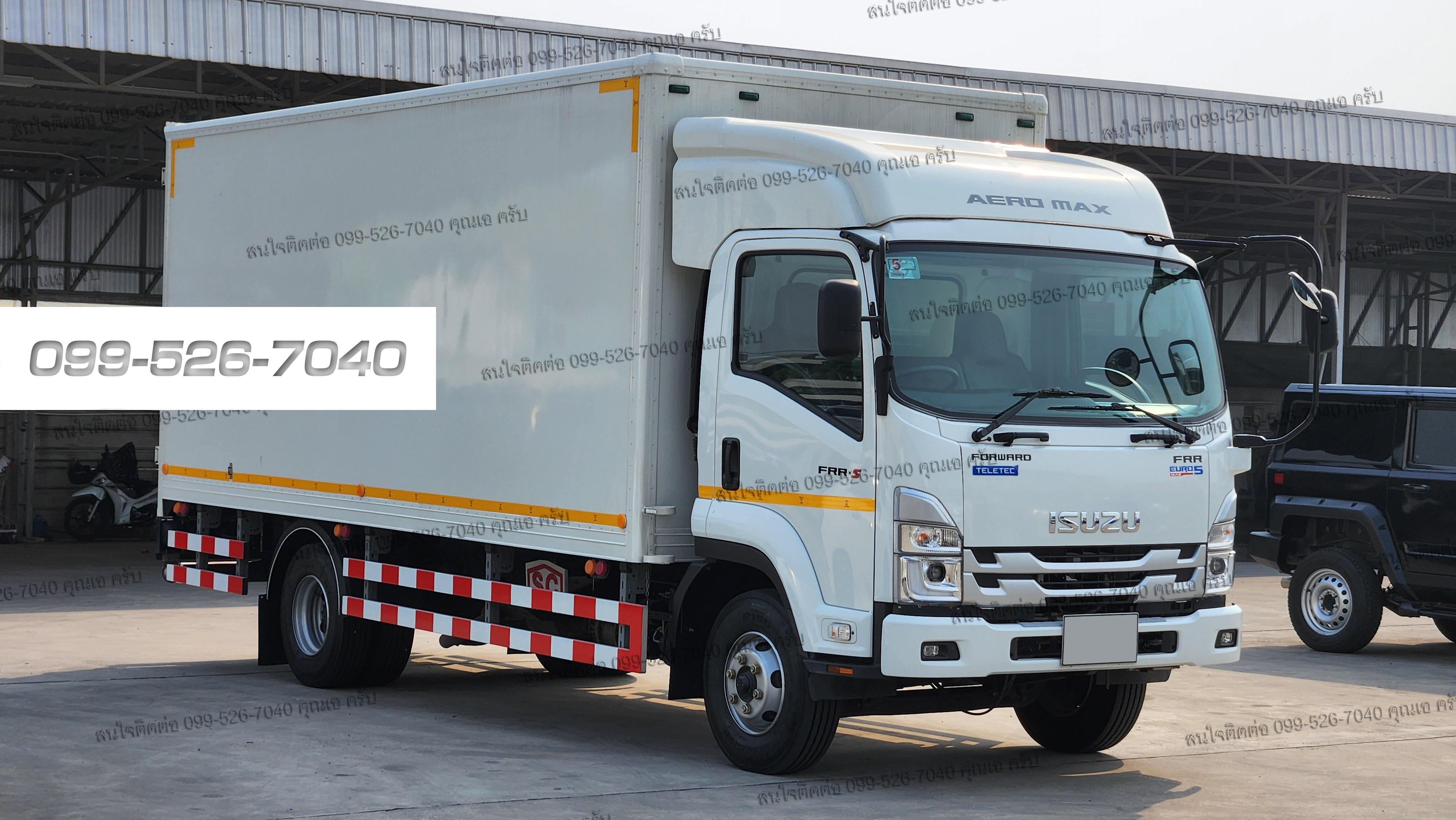 ISUZU EURO5 MAX FRR-S แรงม้าสูง ยาว 5.6 เมตร ตู้แห้งประตู 2 บาน ยูโร 5