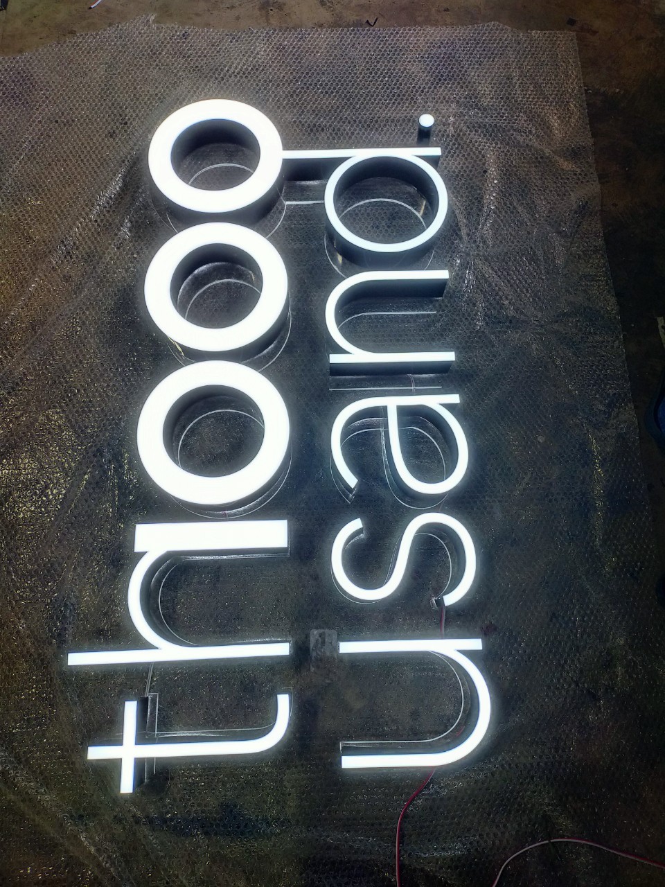 งานป้ายกล่องไฟ