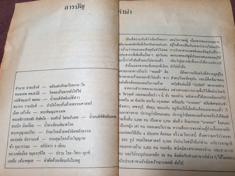 ทำเนียบอาจารย์รักษาโรค ทางพลังจิต คาถา สมุนไพร โดย ปรมัตถ์ ปี 2527