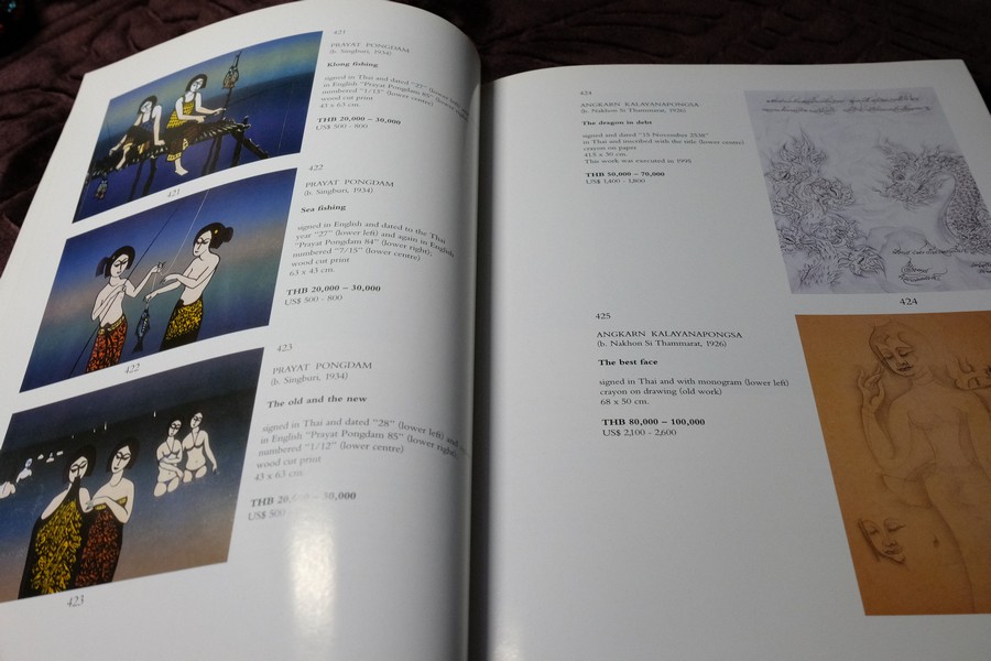 IMPORTANT THAI PAINTINGS by CHRISTIE'S THAILAND (Pre-Order สอบถาม)