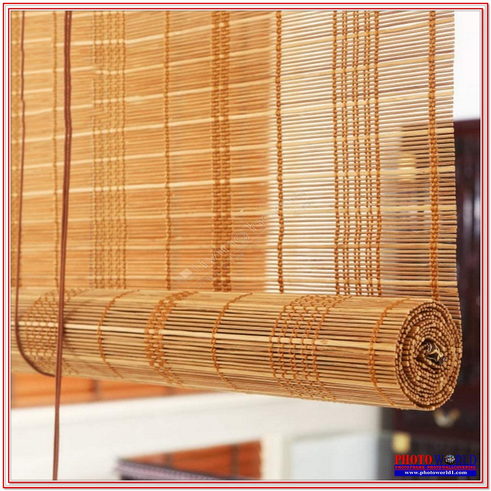 มู่ลี่ไม้ไผ่ "Bamboo Wooden Blinds" ผ้าม่าน ม่าน มู่ลี่ มู่ลี่ไม้ ม่านม้วน วอลเปเปอร์ รับติดตั้ง ออกแบบ ราคาถูก ทุกประเภท ทุกรูปแบบ