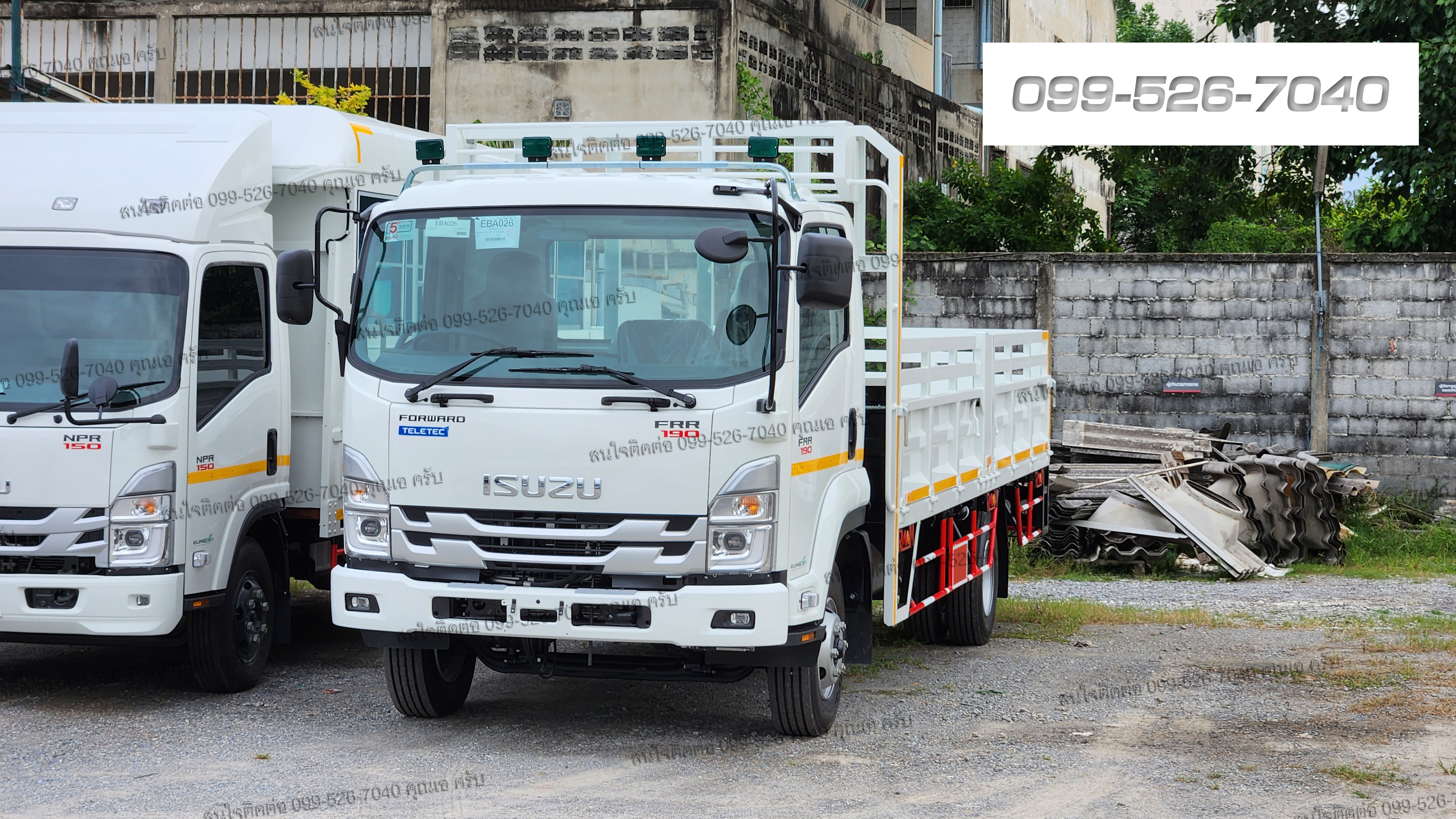 6ล้อ FRR 190 ยาว 5.6 เมตร กระบะเหล็ก ยูโร 3