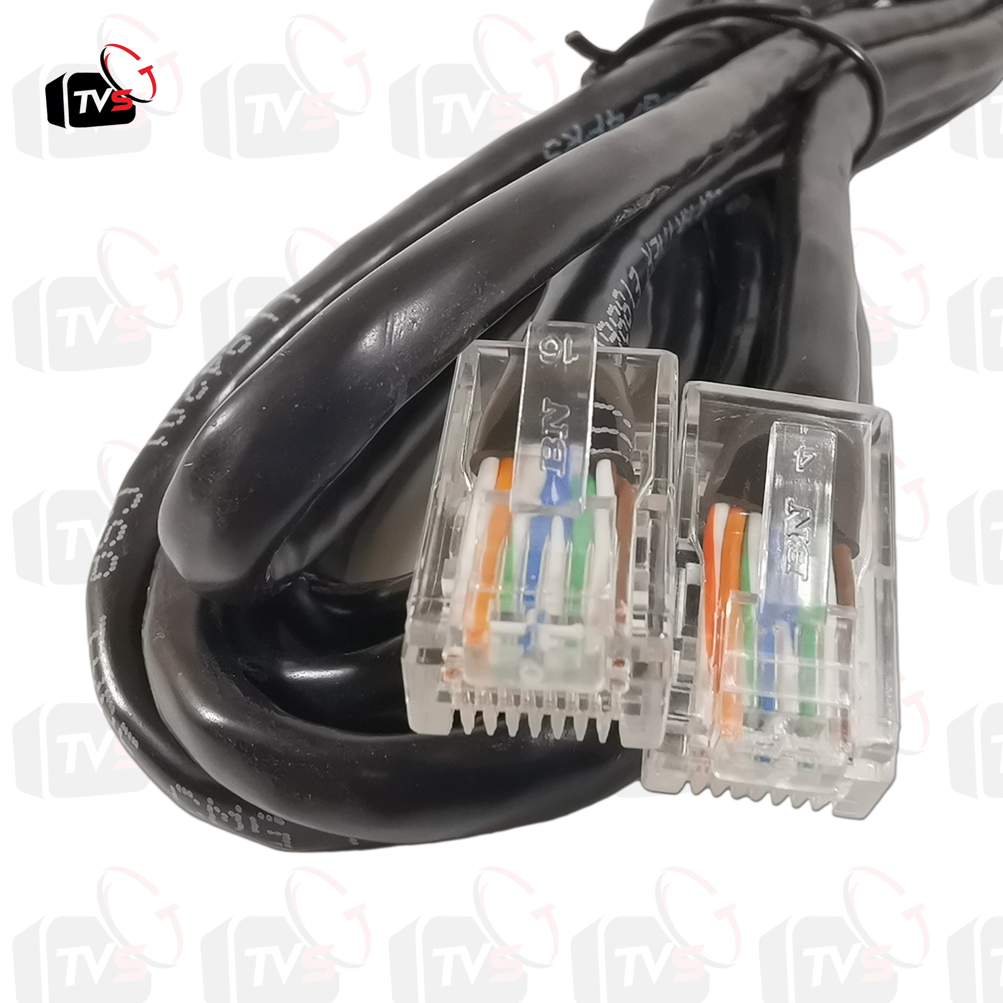 สาย LAN สำเร็จรูป CAT5e ยาว1.5 เมตร สีดำ หัว RJ45 เก็บไว้เผื่อใช้งาน เชื่อมต่ออินเทอร์เน็ตสะดวก ไม่ต้องเข้าหัวเอง