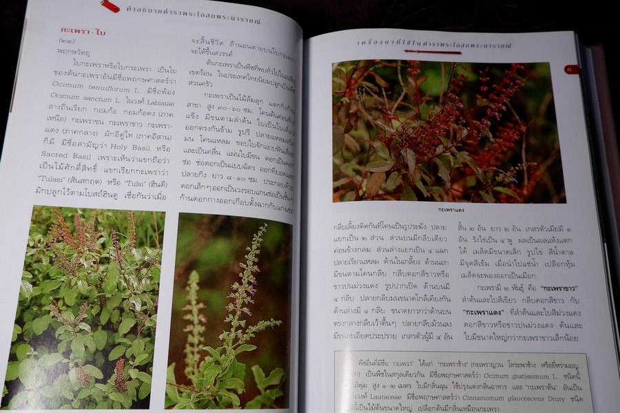 คำอธิบาย ตำราพระโอสถพระนารายณ์ ฉบับเฉลิมพระเกียรติ 72 พรรษามหาราชา พิมพ์เเรก ปี 2544 (pre-order สอบถาม)