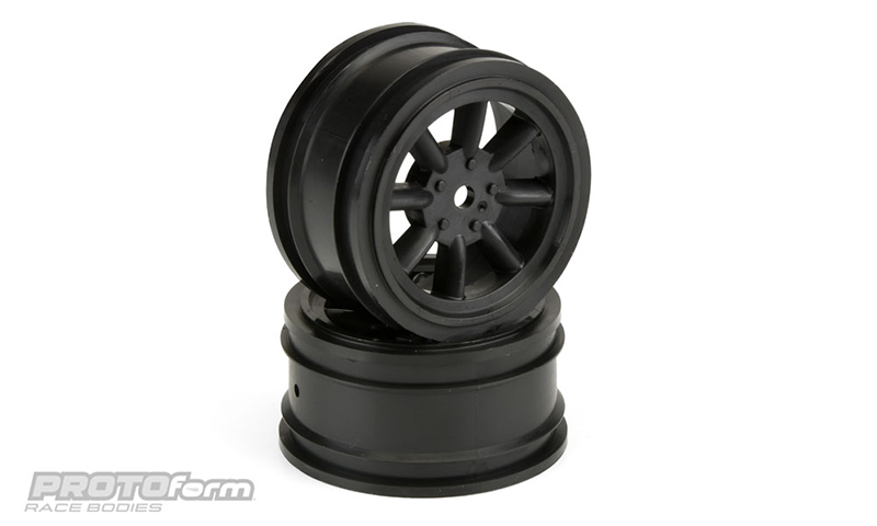 VTA Front Wheels 26mm (Black/2pcs)
