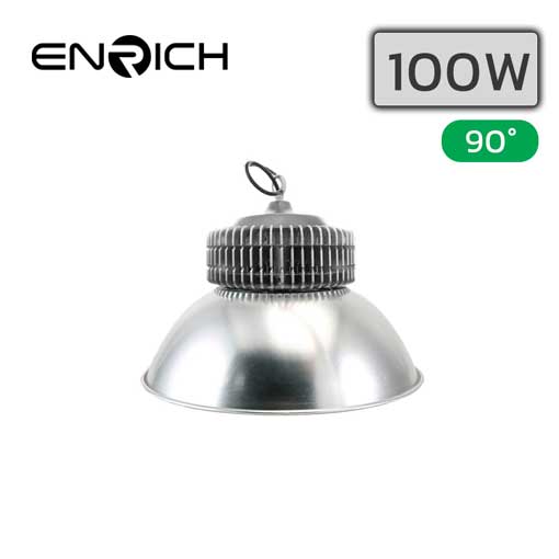 โคมไฮเบย์ LED รุ่น PLUS 100w ยี่ห้อ ENRICH (แสงขาว)