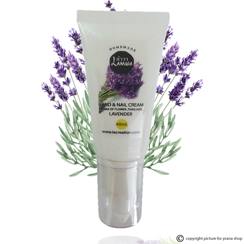 [ลาเวนเดอร์ ครีมบำรุงมือและเล็บ] Lavender Oil Intensive Hand & Nail Cream แฮนด์ครีม สูตรเข้มข้น หอมผ่อนคลาย 40g.
