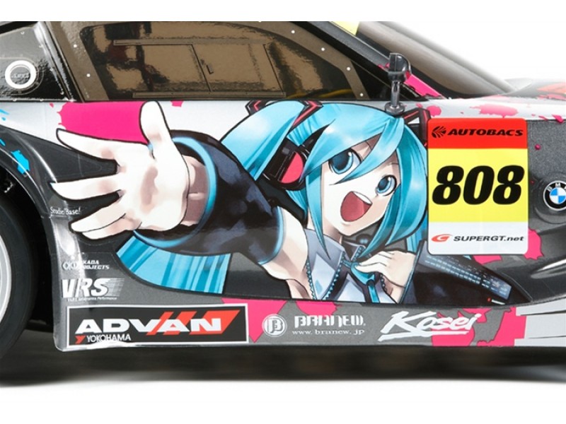 Hatsune Miku Studie GLAD BMW Z4 (TT-01 Type E). - สีหมอก ฮอบบี้