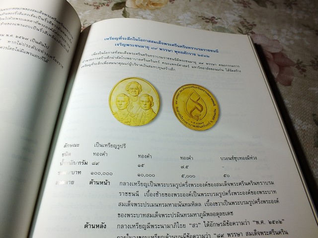 เหรียญเเละเงินตราไทยในรอบ 50 ปี ปกแข็ง 400 หน้า ปี 2539