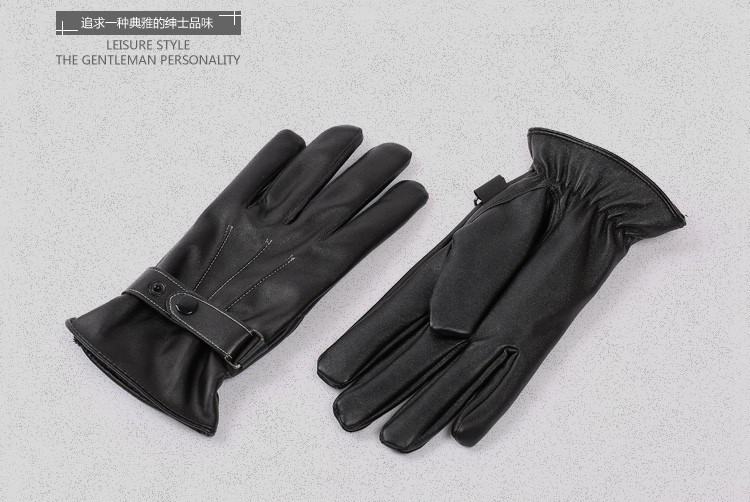 พร้อมส่ง - ถุงมือกันหนาวผู้ชาย GT190 (สีดำ)