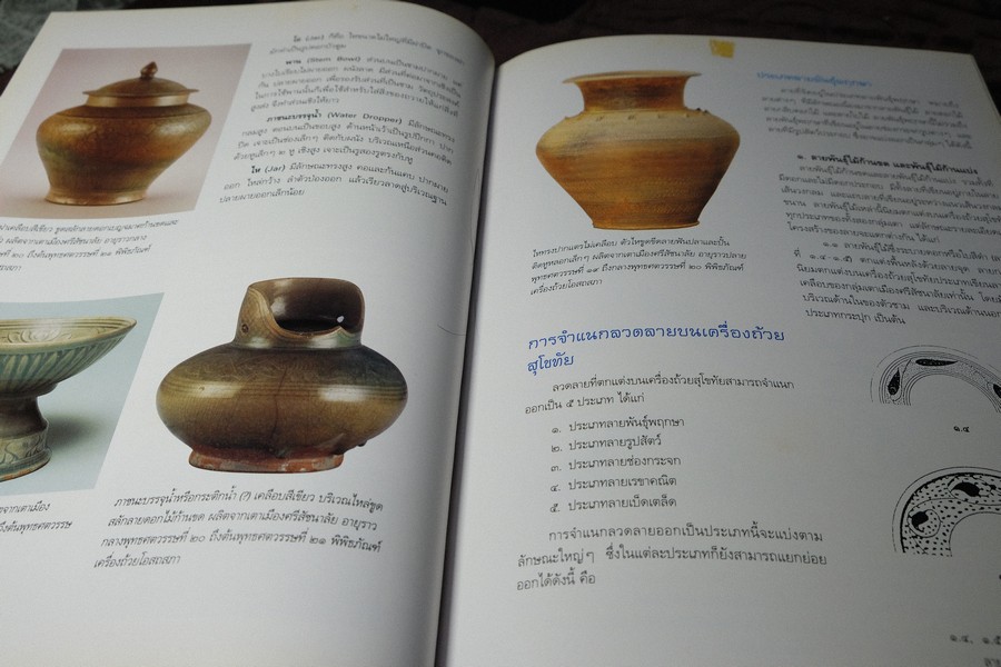 เครื่องถ้วยสุโขทัย พัฒนาการของเครื่องถ้วยไทย โดย ปริวรรต ธรรมปรีชากร (พรีออเดอร์-สอบถาม)