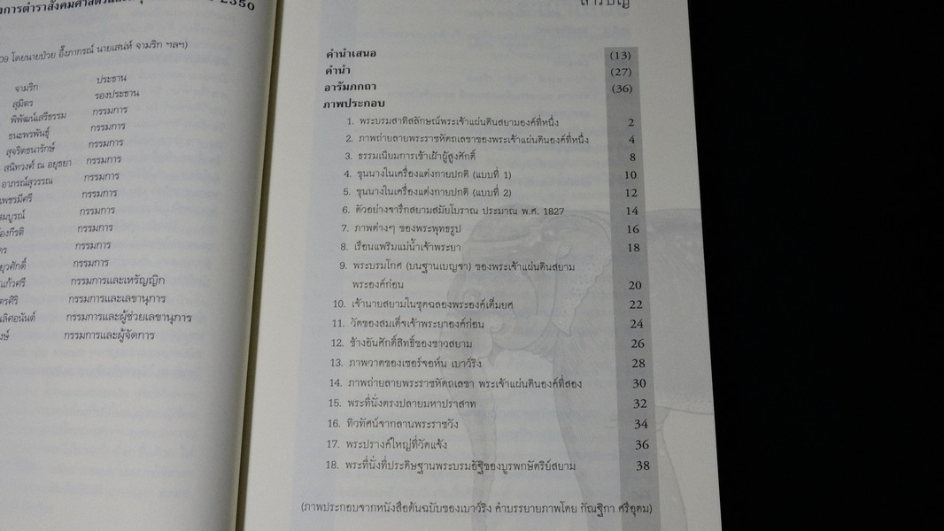 ราชอาณาจักร เเละ ราษฎรสยาม โดย เซอร์จอห์น เบาว์ริง จัดพิมพ์โดย มูลนิธิโตโยต้า ปกแข็ง ปี 2550