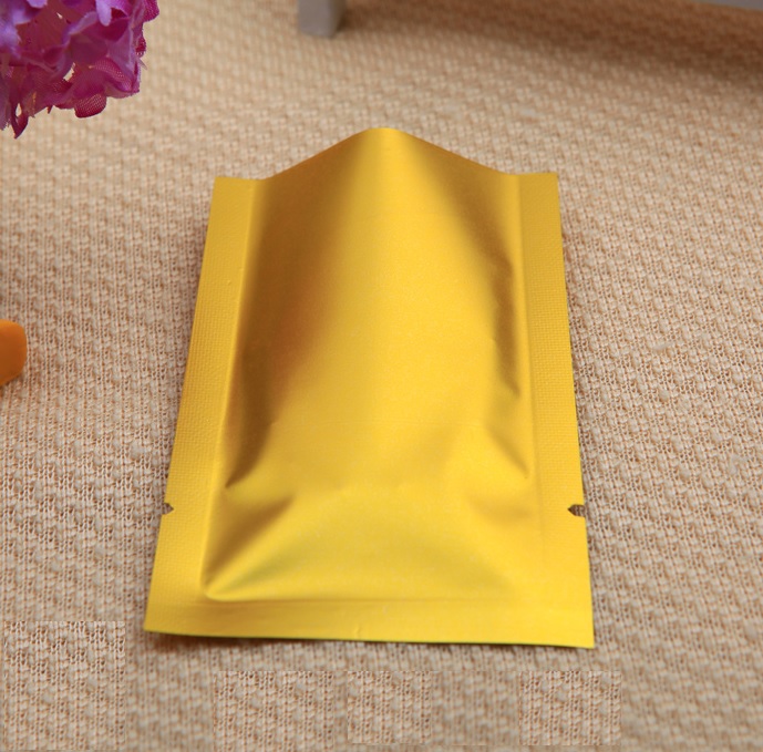 ถุงแบนฟอยล์ทองเงา ซีล 3 ด้าน (เมทัลไลท์)