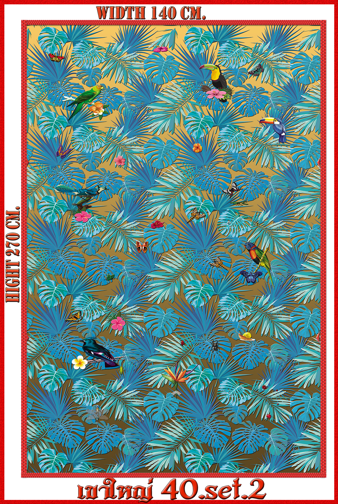 วอลเปเปอร์รูปภาพติดผนังสั่งทำ เขาใหญ่ 40(ลายเล็ก) มีภาพให้เลือกกว่า 50,000 ภาพ ออกแบบกราฟฟิค หรือ รูปภาพตามที่ท่านกำหนด ในสไตล์ท่านเอง "custom made"