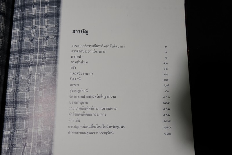 ผ้าทอพื้นเมืองในภาคใต้ โดย กรมศิลปากร พิมพ์ 1750 เล่ม ปี 2543(Pre-Order สอบถาม)