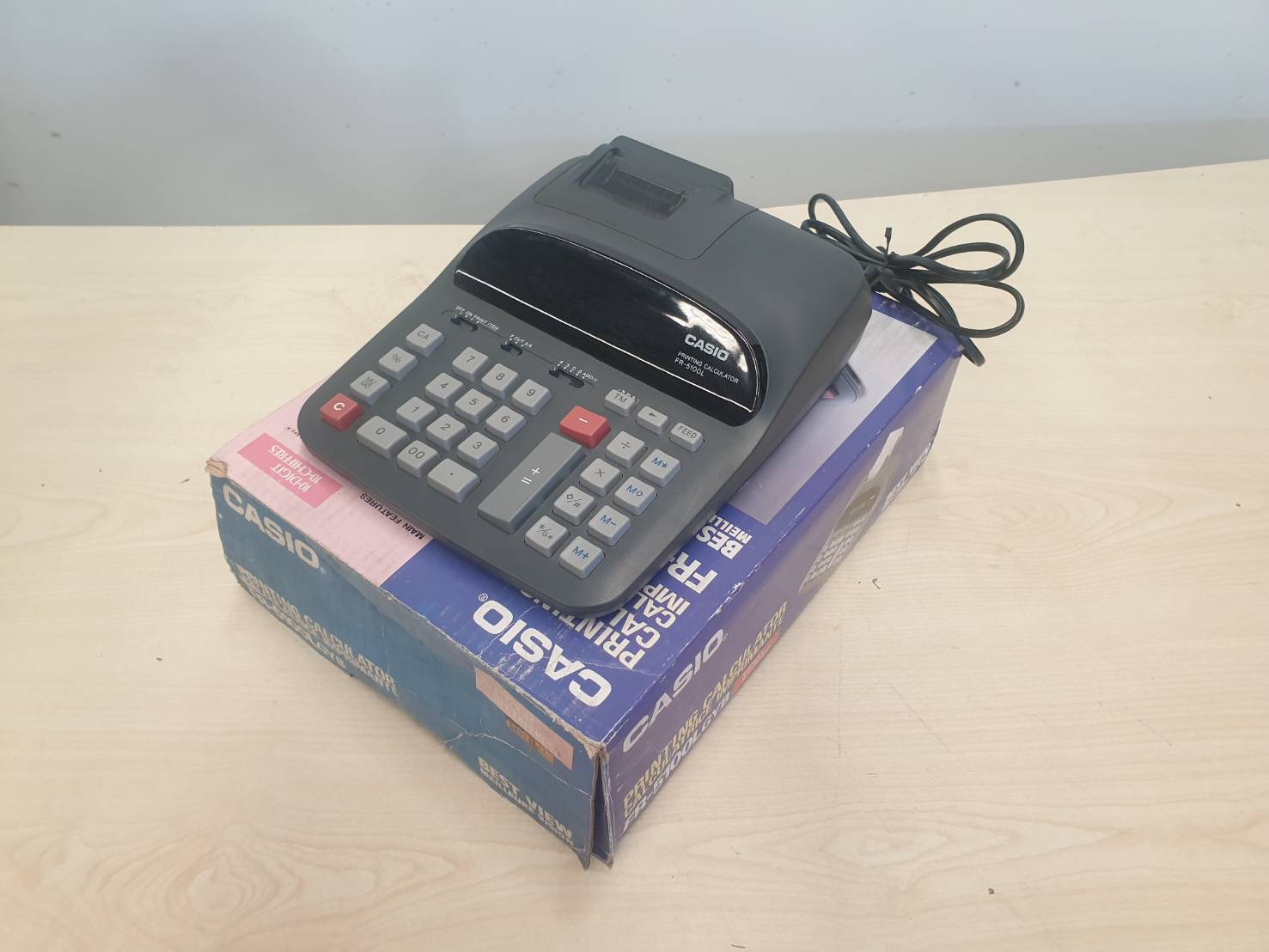 เครื่องคิดเลขปริ้นบิล Casio FR-5100L มือสอง