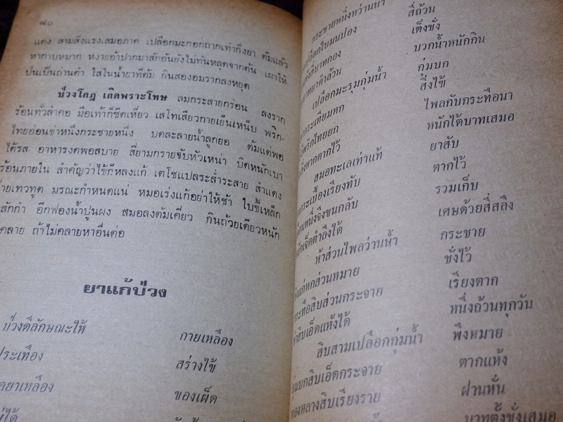 ตำรา ยาสมุนไพร เเละ ยาโบราณพื้นเมือง โดย อตฺตสาโร ภิกขุ (ธนากร พุ่มพูน) ปี 2520