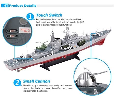 เรือรบ Destroyer 2.4 GHz