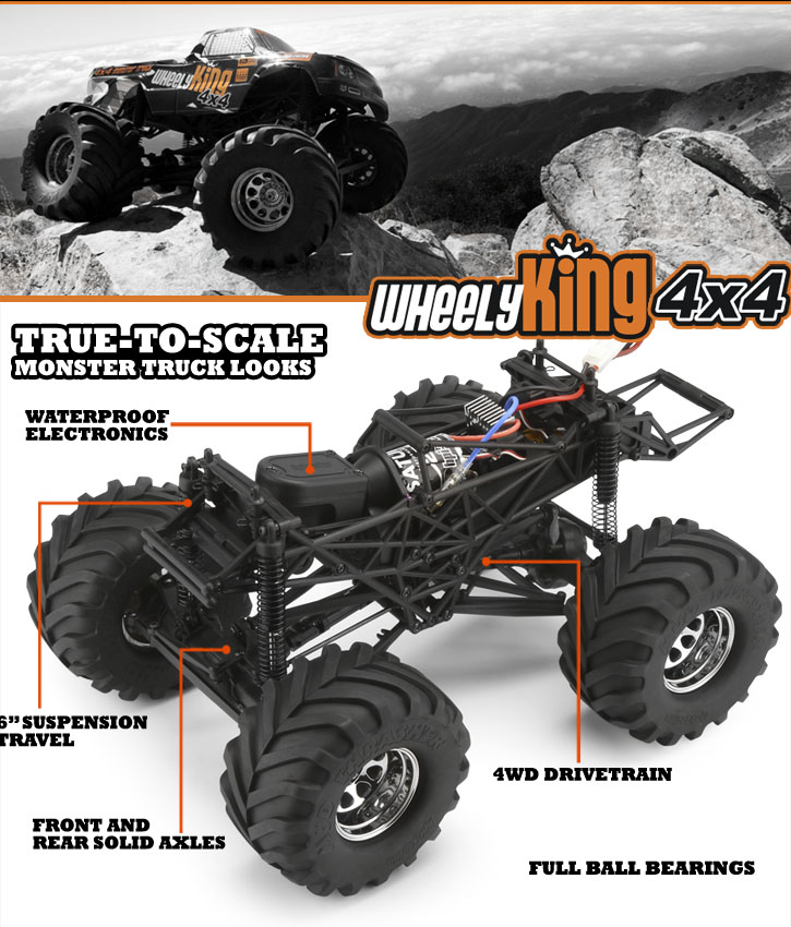 RTR Wheely King 4*4 Monster Truck