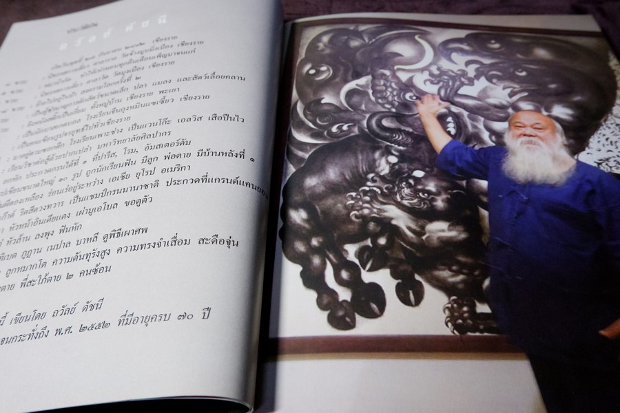 มนุษย์ต่างดาว โดย ถวัลย์ ดัชนี พิมพ์ครั้งเเรก ปี 2552