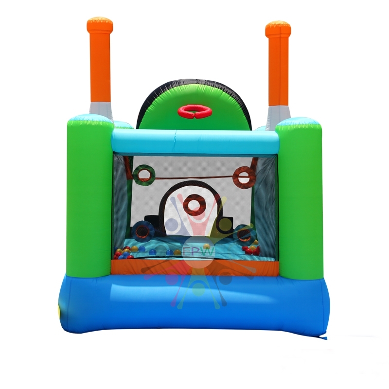 บ้านลมขนาด 427x246x283 cm สินค้าผลิตและออกแบบได้ลงตัวและน่ารักสุดๆ พร้อด้วยฟังท์ชั่นที่เสริมสร้างพัฒนาการและจินตนาการได้อย่างครบครัน มีสีสันสดใสออกแบบมาเพื่อกระตุ้นประสาทตาในการมองเห็นของเด็กๆ เหมาะสำหรับเด็กอายุ 3-10 ขวบน้ำหนักโดยรวมไม่เกิน 100 กิโลกรัม