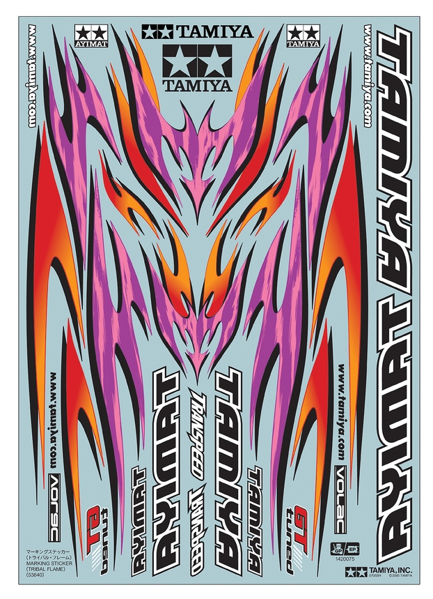 Marking Sticker (Tribal Flame)