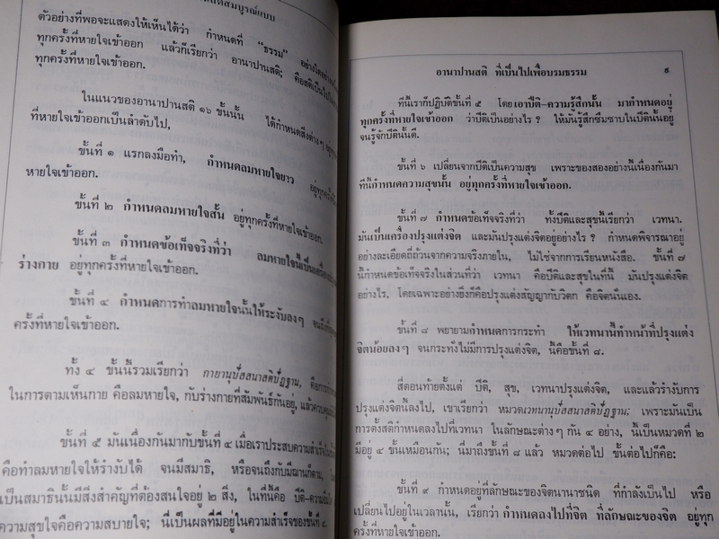อานาปานสติ สมบูรณ์เเบบ พุทธทาส ภิกขุ โดย ธรรมสภา เล่มใหญ่ ปี 2535