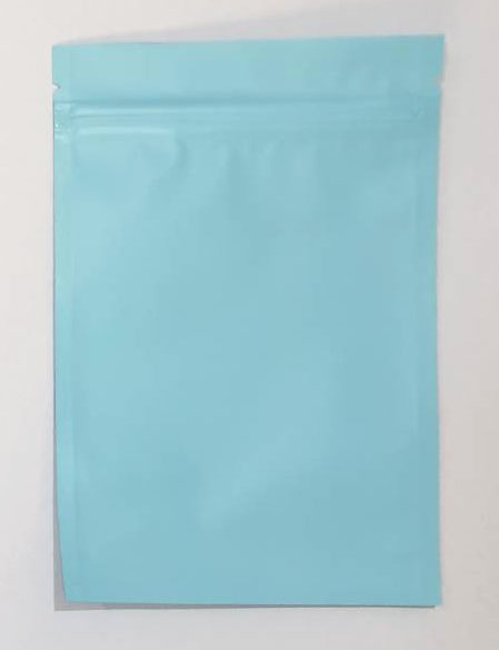 ถุงซิปล็อคตั้งไม่ได้ (ก้นแบน) - ฟอยล์สี (เมทัลไลท์)