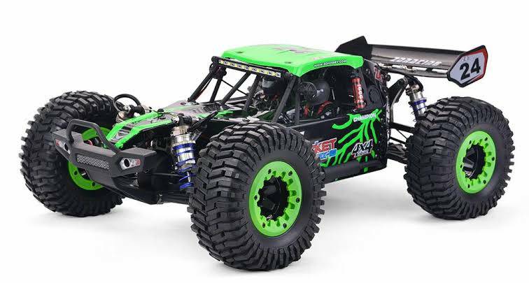 DBX10 Wheels & Tires Set (Green/4pcs.)