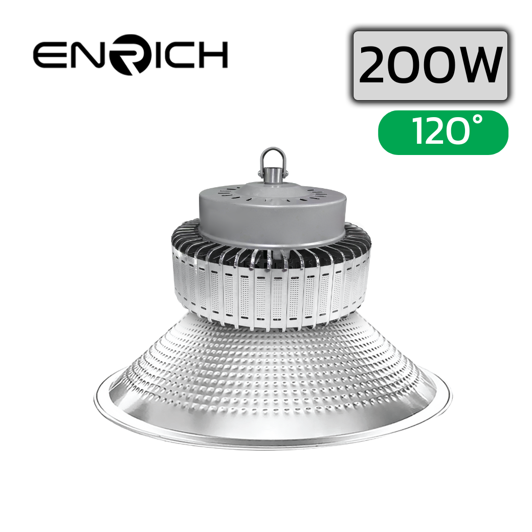 โคมไฮเบย์ LED 200W ENRICH TURBO