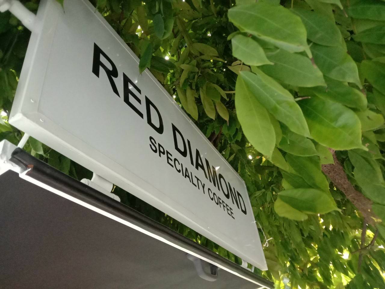 ป้ายสติกเกอร์ติดรถยนต์ RED DIAMOND SPECIALTY COFFEE