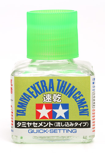 Tamiya Extra Thin Cement (Quick-Setting).